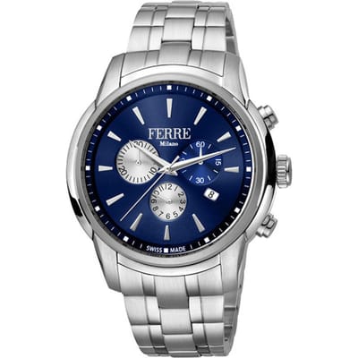 Ferre Milano Heren Horloge FM1G131M0051 45mm 10 ATM Swiss-Made