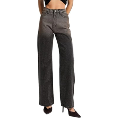 IT'S BASIC - NORA Skater Mid Rise Jeans - Stone