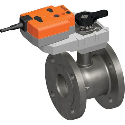 Belimo Regelklep DN100 Flens Kvs160 24VAC/DC Fail-Safe NC/NO 150s 0-10V 40Nm IP54 R6100W160-S8/GRK24A-SZ-5