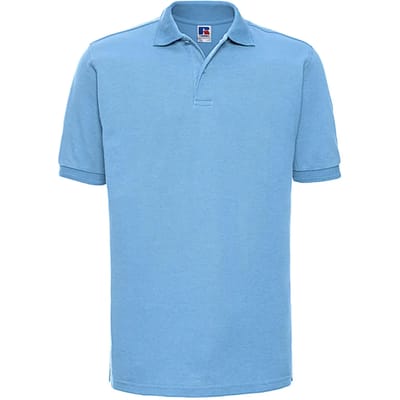 Men's Hardwearing Polycotton Poloshirt 'Russell' Red - 5XL