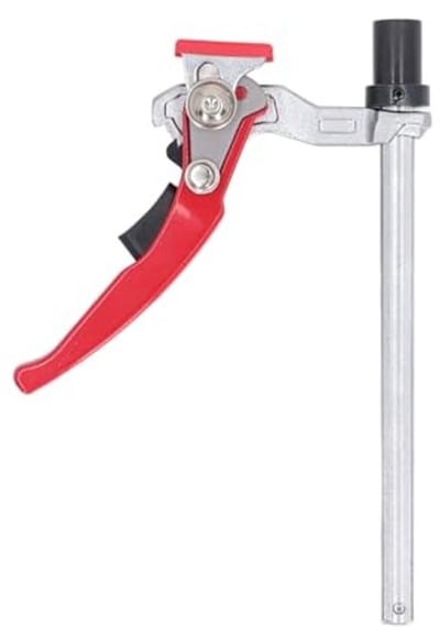 Dailygoods- Spanklem 20 Mm - Houtbewerkingsklem - Ratelmechanisme - Stevige Constructie - Zelfuitlijnend - Duurzaam Chroom-Vanadium Staal - Klem