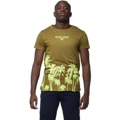 T-shirt Korte Mouw Leone 1947 Man Beach