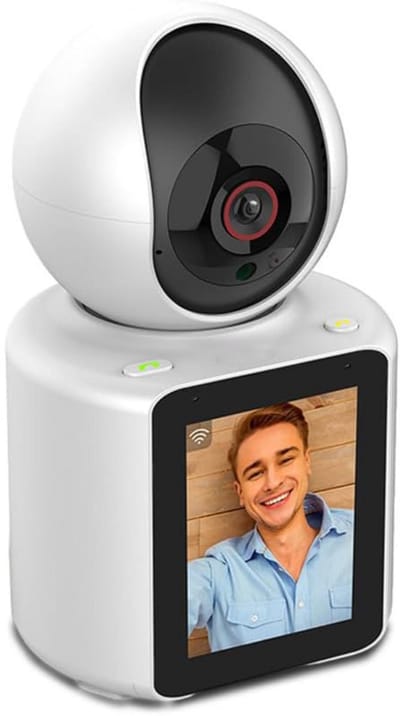 DailySupplies® Hondencamera - Huisdiercamera - Babyfoon met Camera en App - Baby Monitor - Full HD - Wit