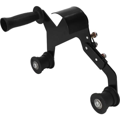Bandschuurmachine Adapter Roestvrij Staal Stevig Stabiel Haakse Slijper Schuurriem Adapter voor Pijp Buis 10mm 0.39in