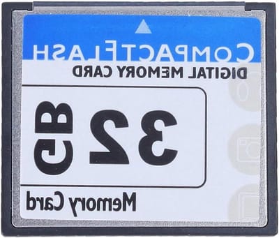 Geheugenkaart - Compact Flash - Foto's Opslaan - Hoge Schrijfsnelheden - 32GB - Wit Blauw