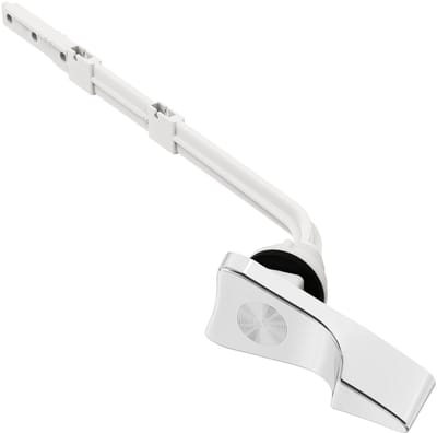 Toilet Tank Hendel - Spoelhendel Vervanging - Toilet Reparatie - Verstelbare Lengte - 8 Inch - Chroom