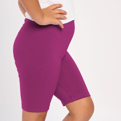 Merry Style MS-MS10-132-LE Meisjes Leggings - Sport - Vrijetijdsbroek - Kort – Viscose - Sporbroek - Yogabroek - Fuchsia2 - 110
