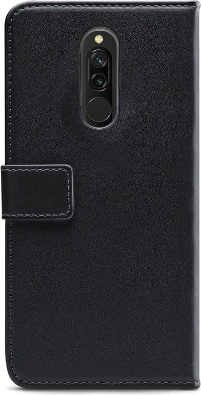 Mobilize Telefoonhoesje geschikt voor Xiaomi Redmi 8 Hoesje | Mobilize Classic Gelly Wallet Bookcase Portemonnee | Pasjeshouder voor 2 Pasjes | Telefoonhoesje voor Pinpas / OV Kaart / Rijbewijs - Zwart