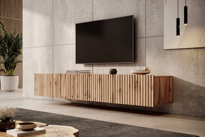Meubella - TV-Meubel Pepinos - Eiken - 200 cm