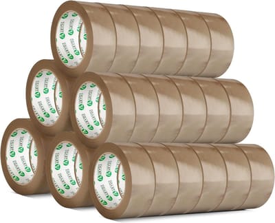 Bruine Pakkettape - 50mm x 66m - 36 Rollen - Dozen Verpakken en Verhuizen