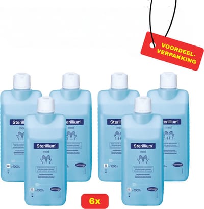 Hartmann Sterillium Med handdesinfectant – 6x 1000 ml voordeelverpakking