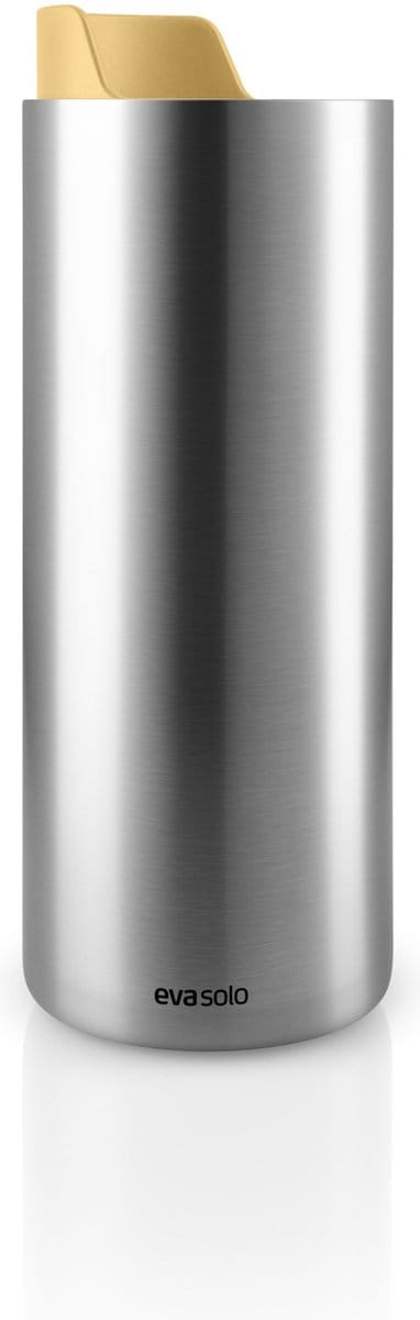 Eva Solo - Drinkbeker Urban Thermos 350 ml Golden Sand - Goud - Gerecycled Roestvast Staal - Kunststof