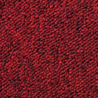 Quvo® Tapijttegels - Tapijttegels 50x50 cm - Tapijttegels Zelfklevend - Scharlakenrood- 50cm x 50cm x 1cm; 1 kg