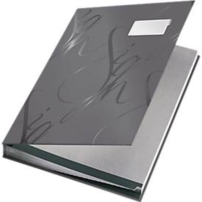 LEITZ® design-vloeiboek 5745, 18 waaiers, karton, grijs