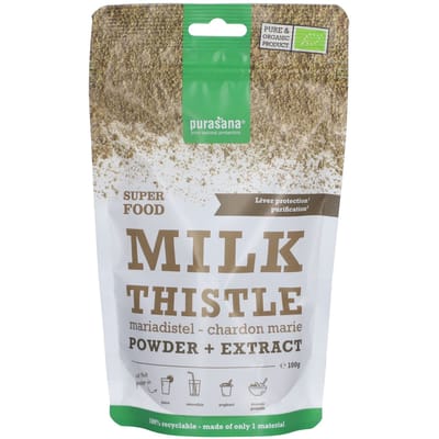 Purasana Vegan Mariadistel Poeder + Extract BIO 100 g