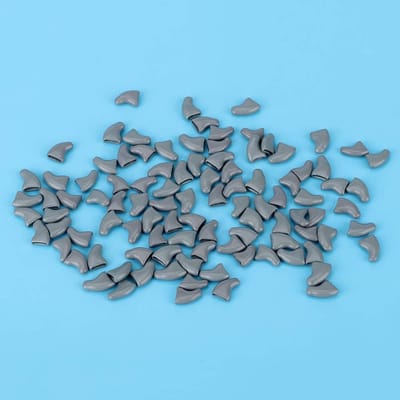 Dailygoods- Kattenklauwbeschermers Zachte Decoratieve Hoezen - 100 Stuks - Hondenklauwbeschermers - Maten XS/M/L - Blauw/Grijs - Voorkom Huidziekten - Nagelkapjes
