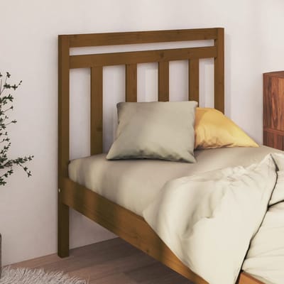 vidaXL - Hoofdbord - 95x4x100 - cm - massief - grenenhout - honingbruin