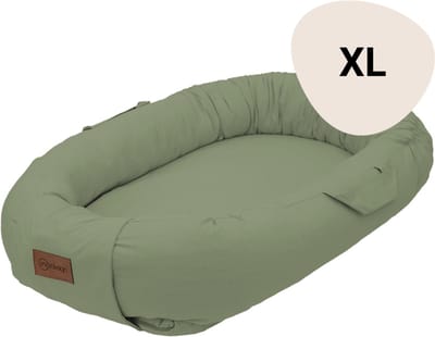 MorDesign Babynestje 87x57x18 cm – Zachte Stof – Met Klittenband