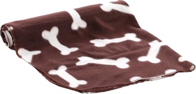 Flamingo Milda - Deken Honden - Fleece Deken Milda Bruin Bot 100x70cm - 1st