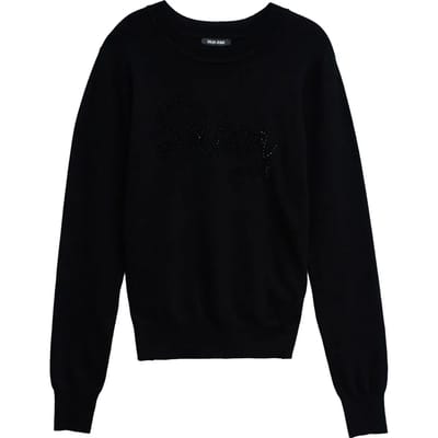 Pullover met logo dames Salsa Jeans