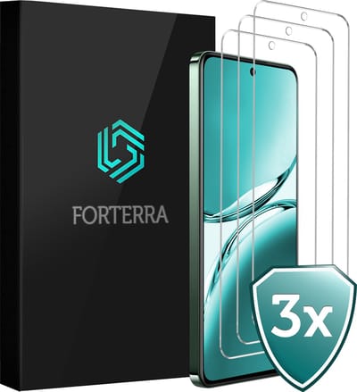 Screenprotector 3 Stuks - Geschikt voor Oppo Reno 12 F - Extra Sterk - Beschermglas - Gehard Glas - Tempered Glass - Screen Protector