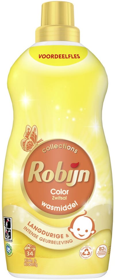 Robijn Klein & Krachtig Wasmiddel Zwitsalgeur 34 Wasbeurten 1,19 liter
