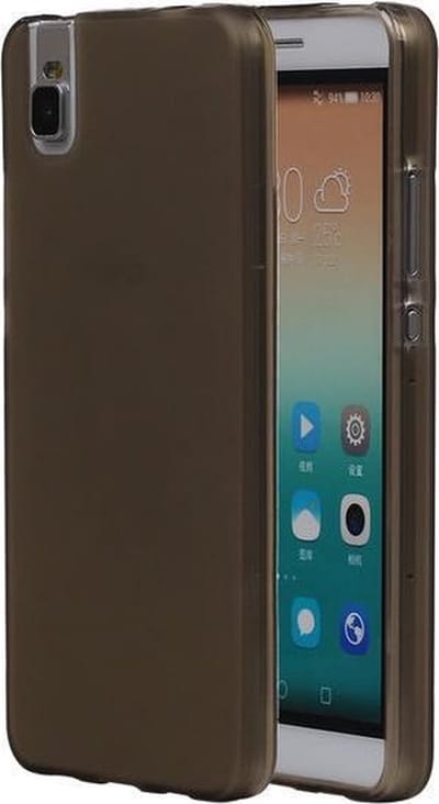 Huawei Honor 7i TPU Hoesje Transparant Grijs