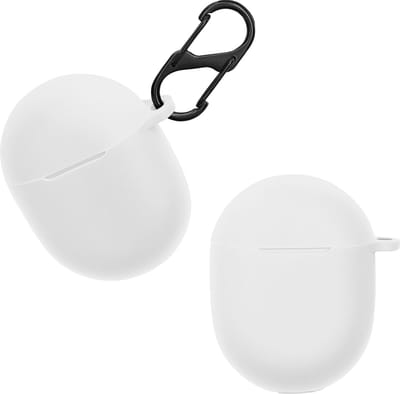 kwmobile Hoes geschikt voor Google Pixel Buds A Series - Siliconen cover voor oordopjes in wit