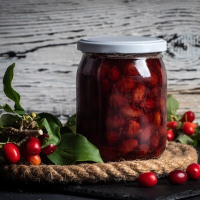 KADAX Jam potten 540 ml, inmaakpotten met schroefdeksel, glazen met schroefsluiting, inmaakpotten, voorraadpotten voor het inleggen van komkommers (8 stuks, zwart)