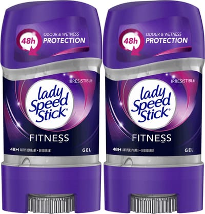Lady Speed Stick Fitness Deodorant - 2 x 65 g Gel - Deodorant Vrouw - Anti Transpirant - 48 Uur Effectief Verzorging en Bescherming