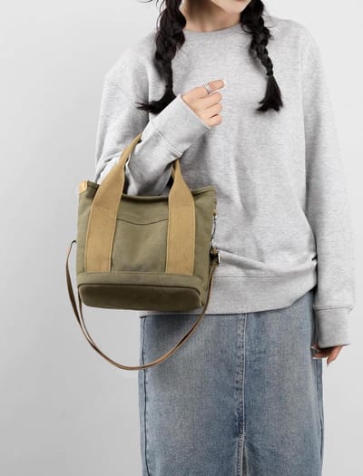 Dames Tote Bag - Schoudertas Handtas - Dagelijks Gebruik - Verstelbare Band - 23x15x21 cm