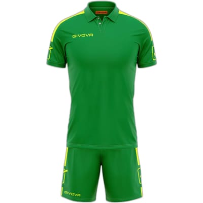 Polo shirt en korte broek set Givova Play