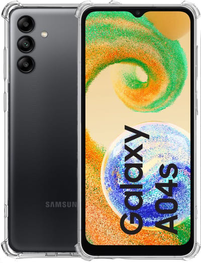 Geschikt voor Samsung A04s Hoesje – Shock Proof Case – Cover Transparant