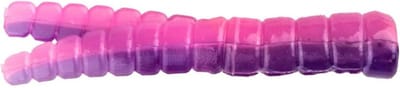 Split-tail Grub Body Pack - Zacht Kunstaas Vis Lokaas - Vissen Vangen - Horizontale Val - 50 Stuks - Paars Haze