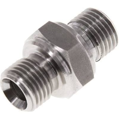 G 1/4'' RVS Borstnippel 400 Bar - Hydrauliek
