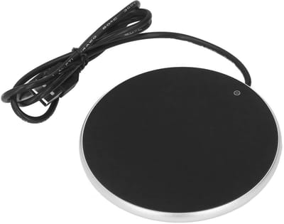 Dailygoods - USB-bekerwarmer - Koffiewarmers voor kantoor - Draagbare theewarmers voor warme dranken - Zilver - Ideaal voor thuis en op kantoor - Comp...