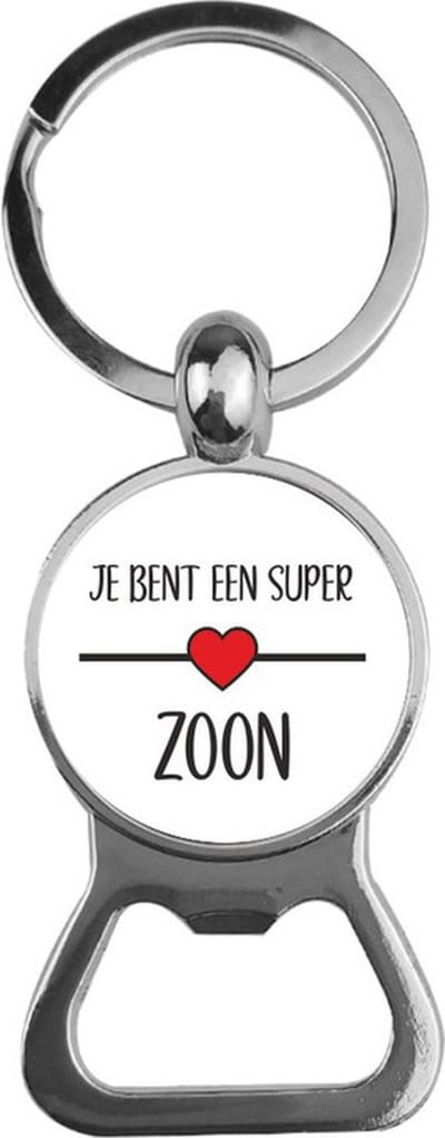 Bieropener Glas - Je Bent Een Super Zoon