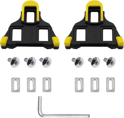 2 Stuks SPD Fietsschoenen Cleats, Compatibel met Wegfiets Pedalen en Fietsplaatjes, Ideaal voor Fietsen en Racefietsen
