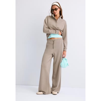 Stradivarius Palazzo jogger met zachte touch  Beige S