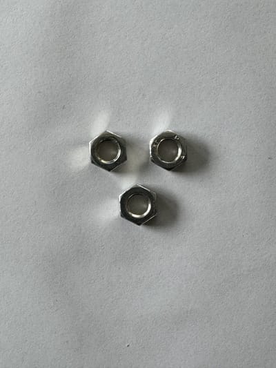 3 Stuks Zeskantmoer passend op Stihl M8X1 Links ( Hexagon Moer ) OEM 92112601150 Merk BPC Parts