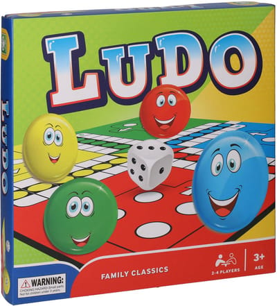 Lobbes bordspel Ludo klassiek familiespel voor kinderen en volwassenen.