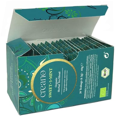Tuana Kruiden - Zoete Mint Thee - Sweet 3 Mint Tea (biologisch) 20 Stuks -