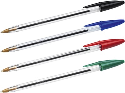 Balpen Bic Cristal Grip Blauw Medium