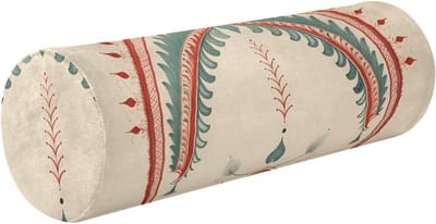 Yoga Bolster Kussen Nekrol met Cover - Ronde Cilinder voor Ondersteuning van Nek en Lendenen - Afneembare Hoes, Machinewasbaar