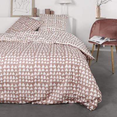 Flanel dekbedovertrek - 260x 220/240 - love taupe