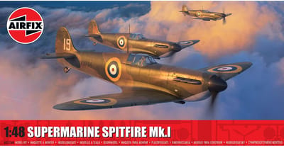 Airfix Modelbouwpakket Vliegtuigen - 05126B Supermarine Spitfire Mk.I - Brits Jachtvliegtuig WWII - Propellervliegtuig Plastic - 1:48 - Modelbouw