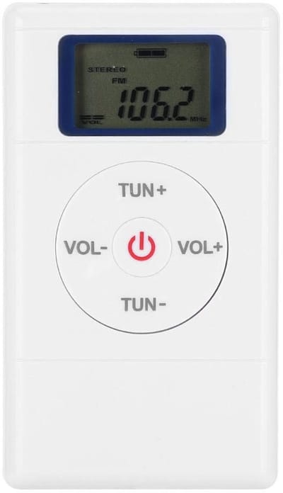 Dailygoody - Mini digitale FM-radio - Draagbare radiospeler - Sportuitzendingen - Compact formaat - FM-stereogeluid - Ideaal voor onderweg - Inclusief..