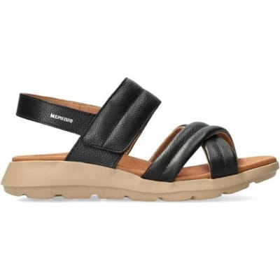 Mephisto Tiany - dames sandaal - Zwart - maat 42 (EU) 8 (UK)