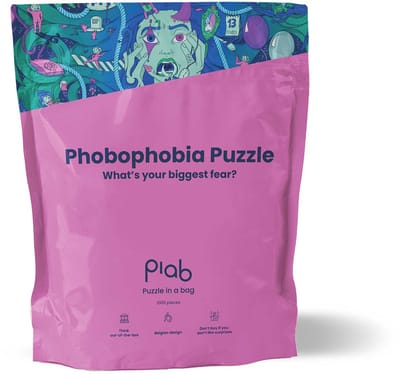 Puzzle in a Bag - Halloween Puzzel 1000 Stukjes - Phobophobia Puzzel voor Volwassenen - Ideaal cadeau voor puzzelaars