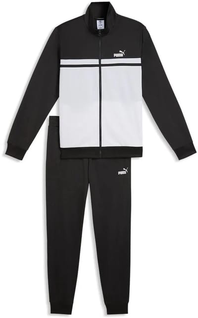 Puma Poly Colorblock Trainingspak Zwart L Man